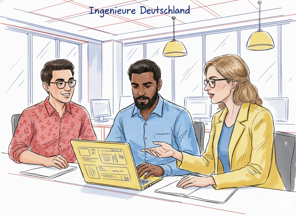 Professionals discussing plans